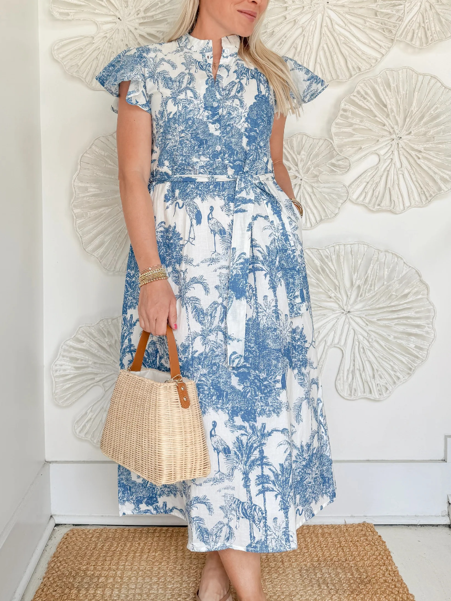 The Chandler Block Print Maxi