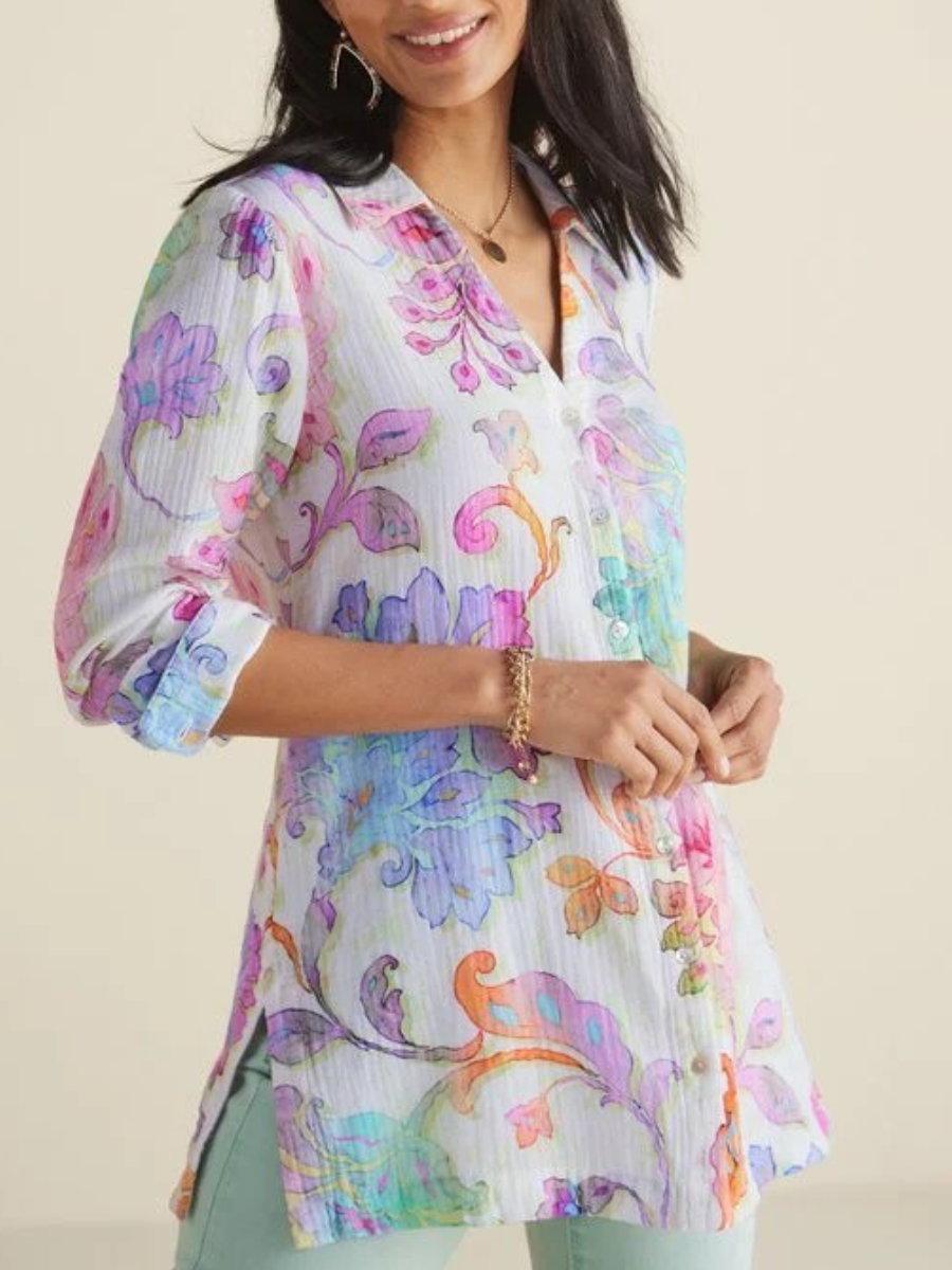 Gauze Tunic Shirt