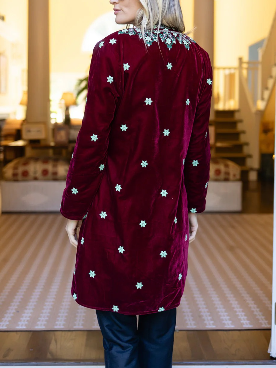 Scarlet Velvet Jacket