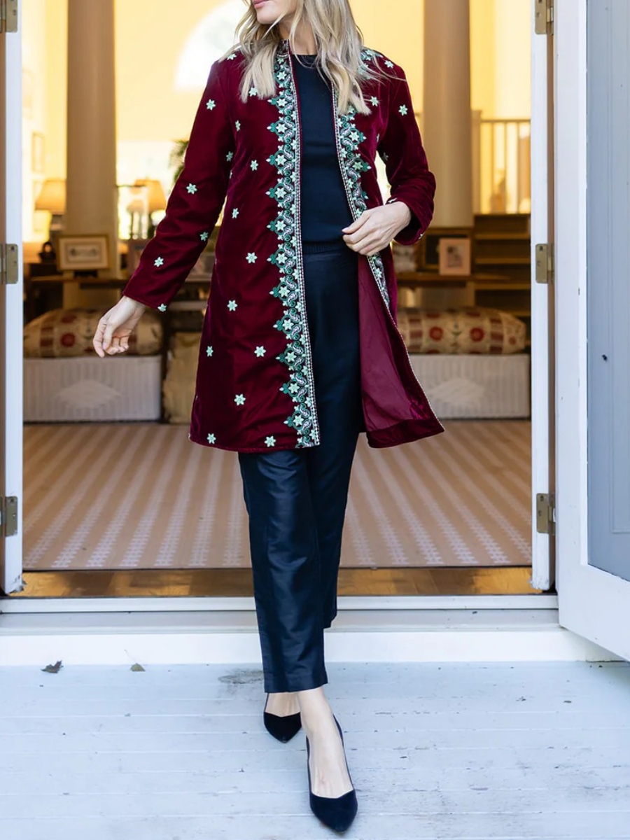 Scarlet Velvet Jacket