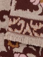 Livi Frayed Wool And Cotton-blend Jacquard-knit Cardigan
